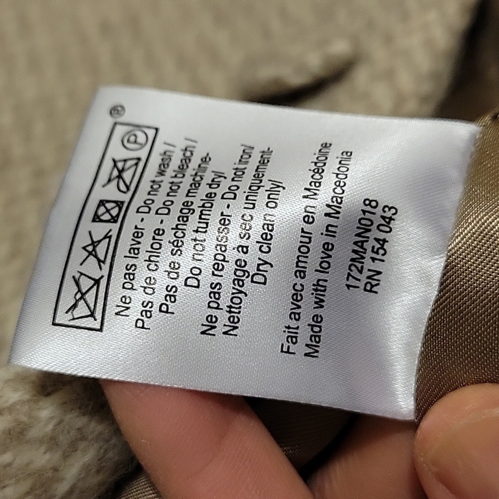 Sezane Bow 100% Wool Short Coat - Picture 8 of 9